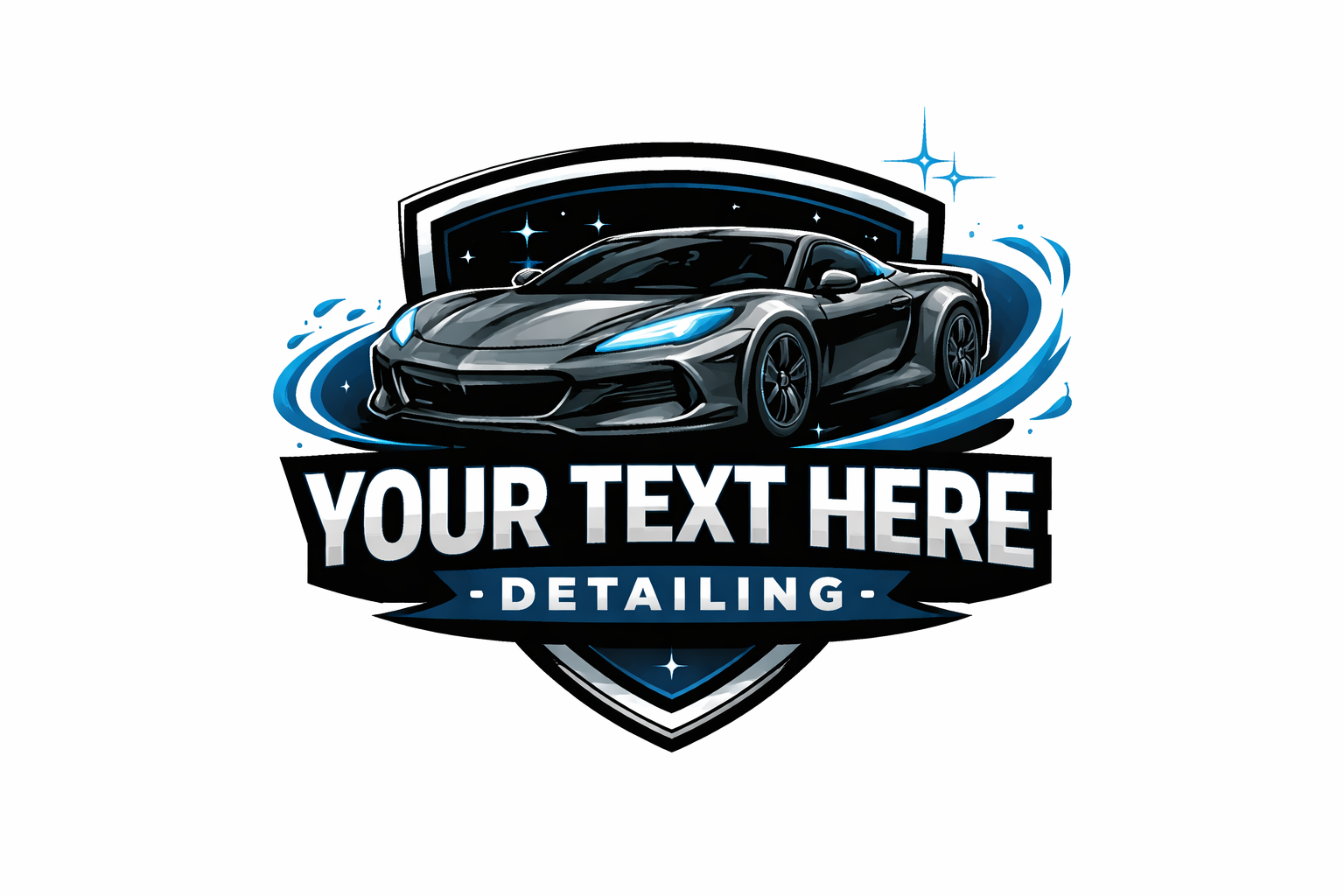 Premium detailing logo